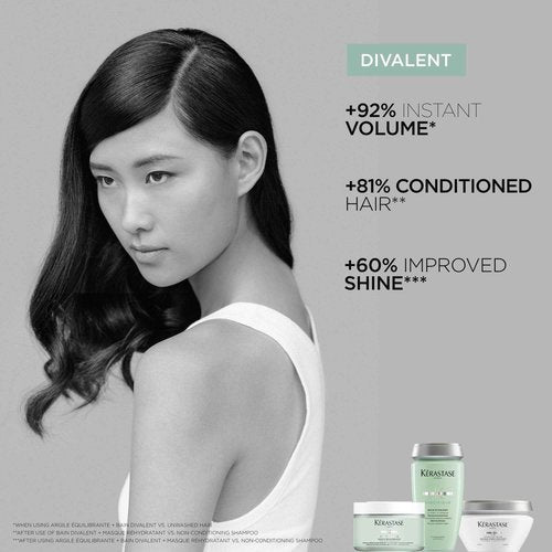 Kerastase Specifique Balancing Shampoo For Oily Scalp & Hair - Cleanses Oil From Roots and Hydrates Dry Hair Ends, 16.9 Fl Oz