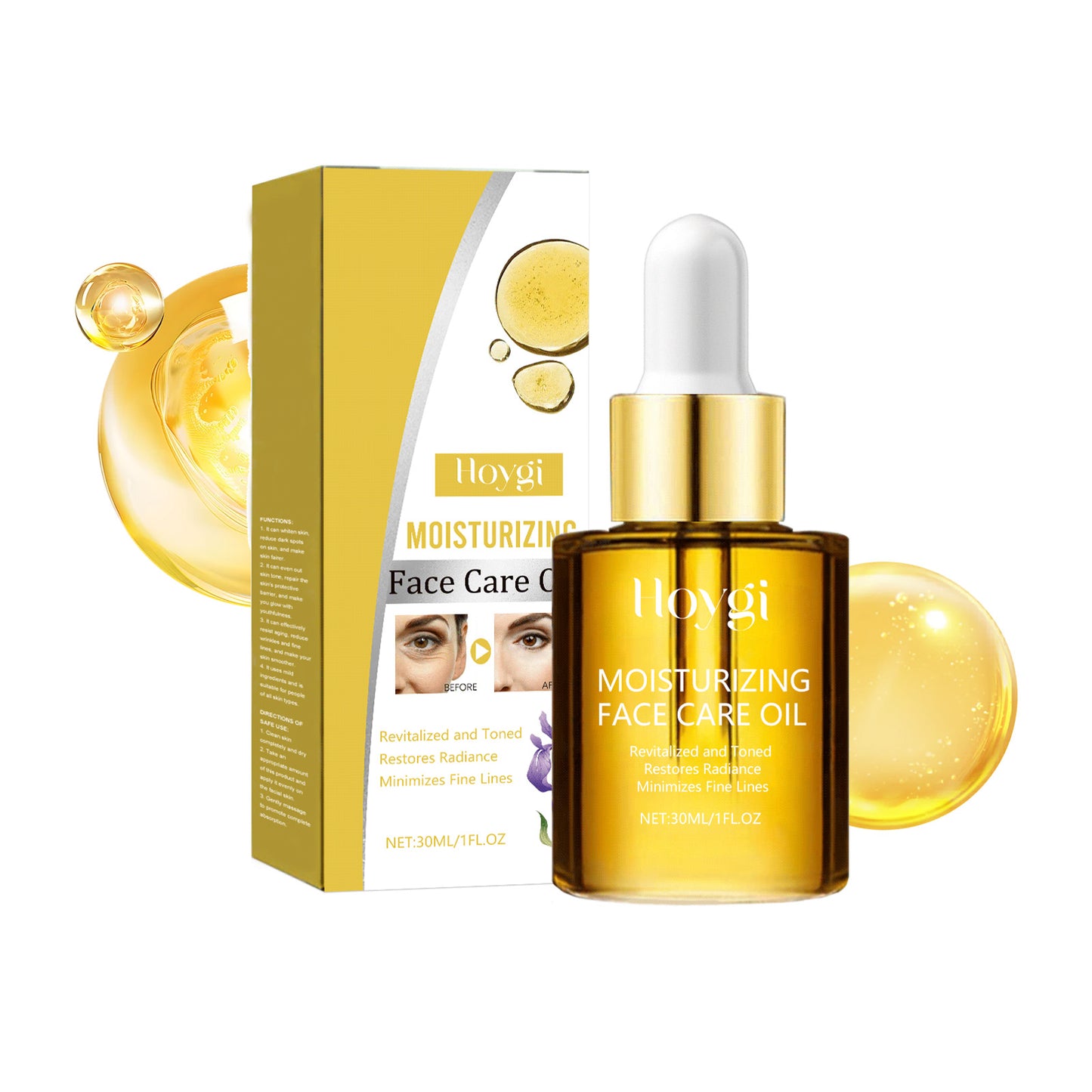 Hyaluronic Acid Facial Essential Oil - Moisturizing & Brightening Essence