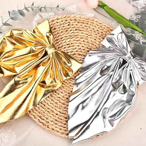 Large Hair Bow Clips for Women Bow Barrettes Women Thin Thick Hair Accessories Bowknot Hair Clip Long Ribbon Bows Clips Spring Clip Barrette Bows Accessories for Girls Birthday Gifts 2pcs