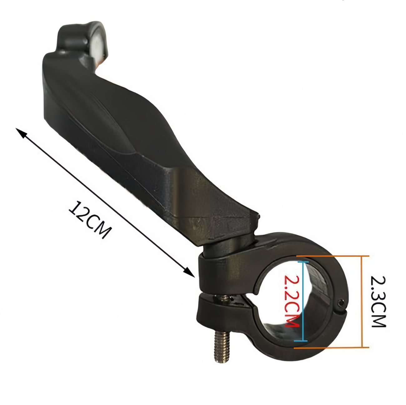Bicycle Rearview Mirror - HD Convex Lens, 360° Rotatable, 2-Pack