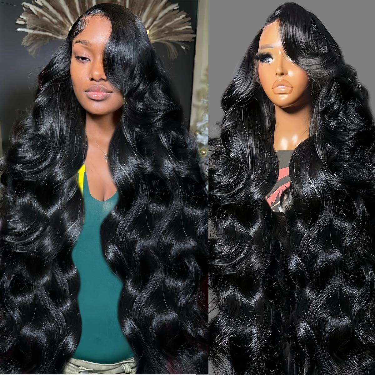 13x6 Lace Front Wigs Human Hair Wigs for Women 220 Density Body Wave Lace Front Wigs Human Hair Pre Plucked 30 Inch HD Lace Frontal Wig Body Wave Human Hairs