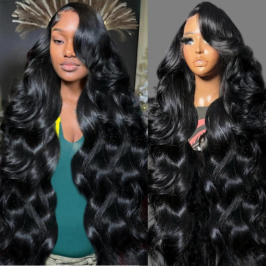 13x6 Lace Front Wigs Human Hair Wigs for Women 220 Density Body Wave Lace Front Wigs Human Hair Pre Plucked 30 Inch HD Lace Frontal Wig Body Wave Human Hairs