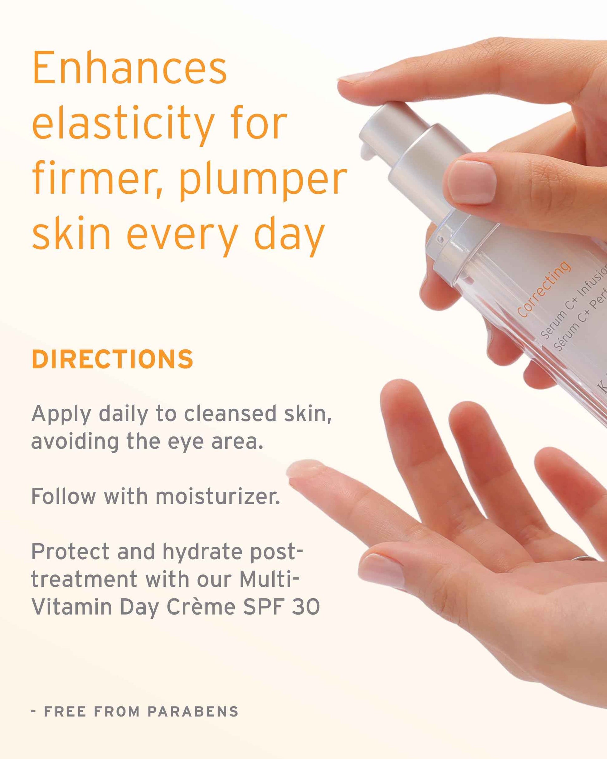 Kerstin Florian Serum C Infusion | Vitamin C Facial Serum for Fine Lines & Collagen Boosting | Amino Acids to Firm & Tone Skin (1 fl oz)