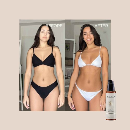 SELF GLOW BY JAMES READ - Endless Summer Gradual Tan Moisturiser | Nourish + Tone Skin With Customizable, Lasting Glow | Non-Allergen Fragrance, Silicone + Drying Alcohol-Free (200mL | 6.8 fl oz)
