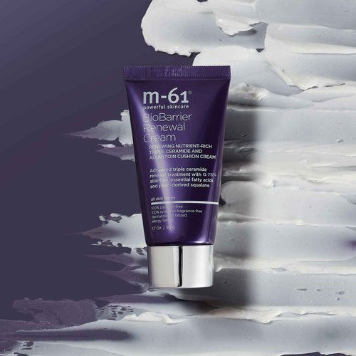 m-61 BioBarrier Renewal Cream | Ultimate Skin Barrier Protection Treatment, Matte Cushion Cream, Triple Ceramide Renewal Barrier Treatment With 1% Allantoin. For Normal to Sensitive Skin - 1.7 Fl Oz