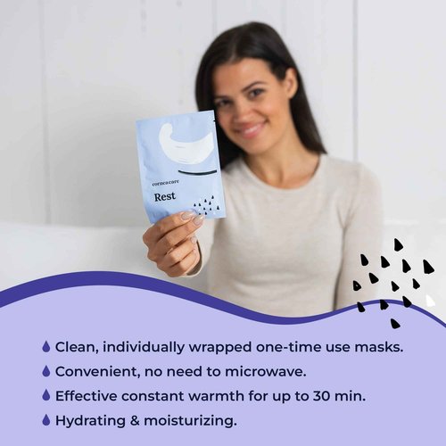 The Eyelid Hygiene Foundation | Self Heating Warm Compress for Eyes | Eye Wipes for Dry Eyes | Eye Compress for Puffy Eyes | Eye Mask for Fast Relief of Dry Eyes | Eyelid Wash Pads | Travel Friendly