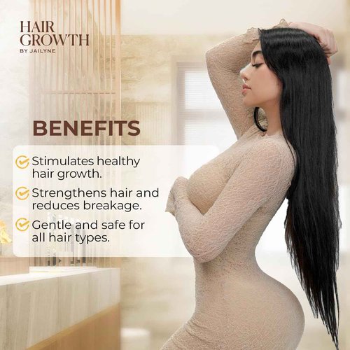 Hair Growth Shampoo by Jailyne Ojeda – Biotin & Keratin-Infused Formula for Thicker, Fuller Hair – Nourishing Solution for Hair Growth & Scalp Health – Made in USA