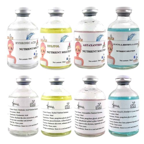 Elitzia Oxygen Facial Machine Oxygen Infusion Device Oxygen Sprayer Facial Nutrient Solution Set SPA Skincare Facial Machine Anti Aging Beauty Salon Machine 1.69fl.oz Per Bottle