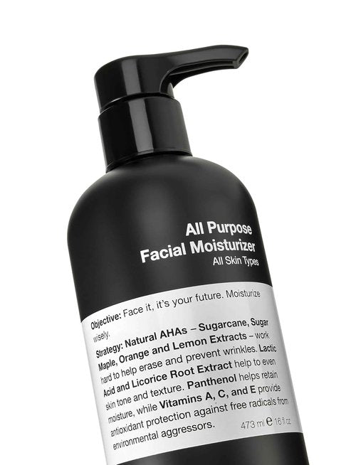 Anthony All-Purpose Facial Moisturizer – Men’s Hydrating Lotion for Dry Skin – Lightweight, Non-Comedogenic, Anti-Aging Formula – 16 Fl Oz