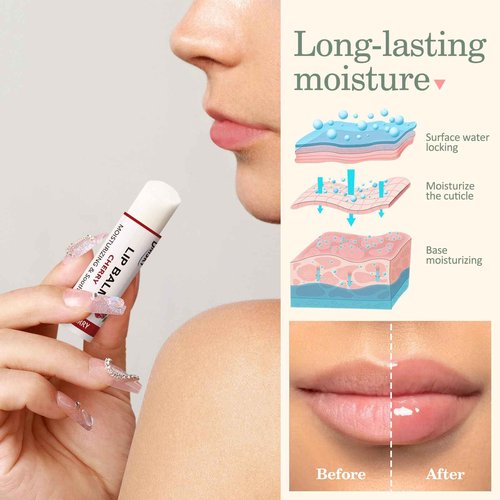 Dmsky Lip Balm Bulk - Fruit Variety Pack, Hydrating for Men, Women, Kids - 0.15 Oz, 360 Count