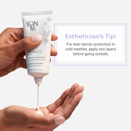 Yon-Ka Hydra No. 1 Creme (50ml) Anti-Aging Face Moisturizer, Hydrate Dry Skin with Hyaluronic Acid and Vitamin C, Rich Daily Cream to Restore Youthful Radiance, Paraben-Free