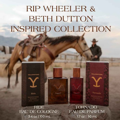 Tru Fragrance Beauty Yellowstone Ride Men's Cologne and Tornado Women's Perfume His-and-Hers Gift Bundle