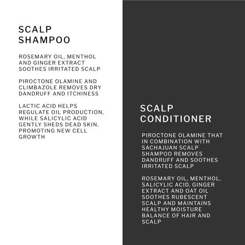 SACHAJUAN Scalp Shampoo and Conditioner Set | Rosemary Oil to Soothe, Balance & Hydrate Dry Flaky Scalp | Lightweight Hydration & Scalp Relief | Vegan & Paraben-Free | Pack of 2 (8.4 oz)