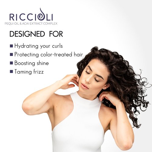 Rocco Donna Hydrating Curl Conditioner Moisture and Define | for Curly and Wavy Hair | Infused with Pequi Oil and Acai Extract | 32 oz