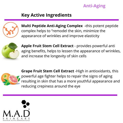 M.A.D Skincare Anti-Aging Youth Transformation Age Corrective Serum 1 oz.