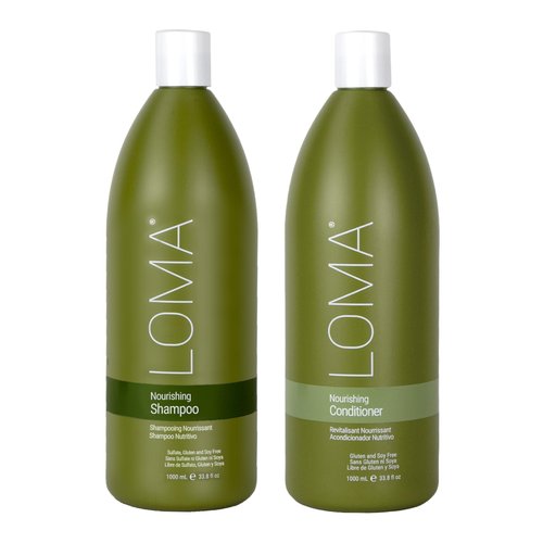 LOMA Nourishing Shampoo and Nourishing Conditioner (DUO PACK) 33 Ounce (Liter)