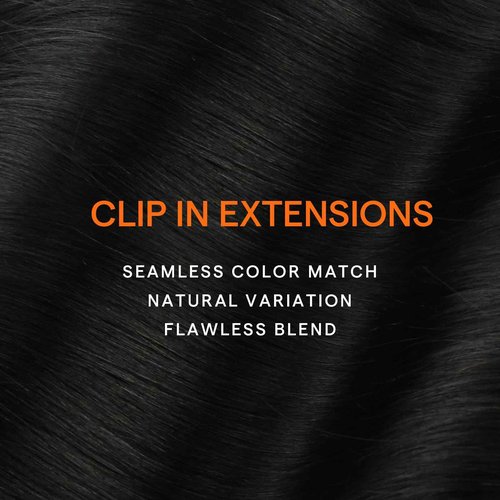 Full Shine Clip in Hair Extensions Black 24 Inch Hair Extensions Clip ins Jet Black Human Hair Clip in Extensions for Long Hair for Women 7 Pcs 120 G
