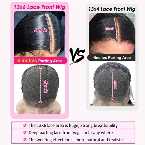 GCTGCT 32 Inch 13x6 Deep Wave Lace Front Wigs Human Hair Pre Plucked 13x6 HD Transparent Lace Frontal Wigs for Women Deep Curly Human Hair Lace Front Wigs with Baby Hair 180% Density Natural Black ﻿
