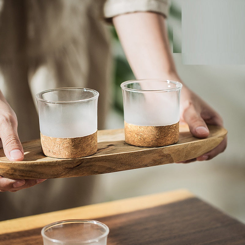 High Borosilicate Glass Drinkware Set - Anti-Scalding Insulation, 80ml