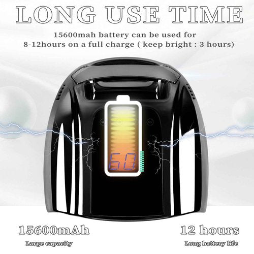 BOMOQING 96W Rechargeable UV Nail Lamp, Cordless UV Light for Nails with LCD Display Auto Sensor, 4 Timer Setting and Smart Sensor Portable Nail Dryer, Nail Curing Light with Removable Bottom (Black)