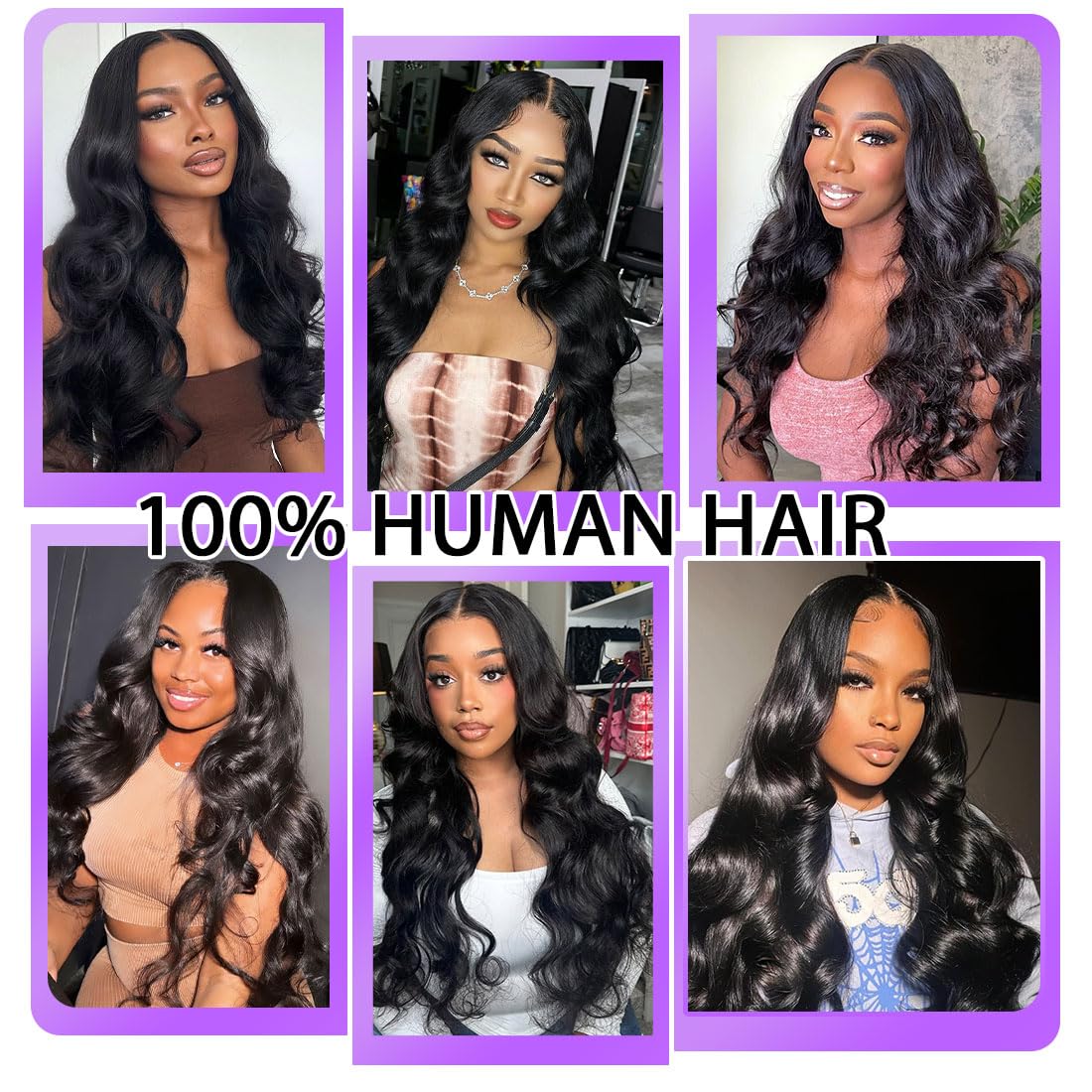 12A Body Wave Bundles Human Hair 22 24 26 Inch Human Hair Bundles 100% Unprocessed Brazilian Virgin Weave 3 Bundles Deals for Women Quick Weave Wet and Wavy Thick and Full Hair Real Natural Black