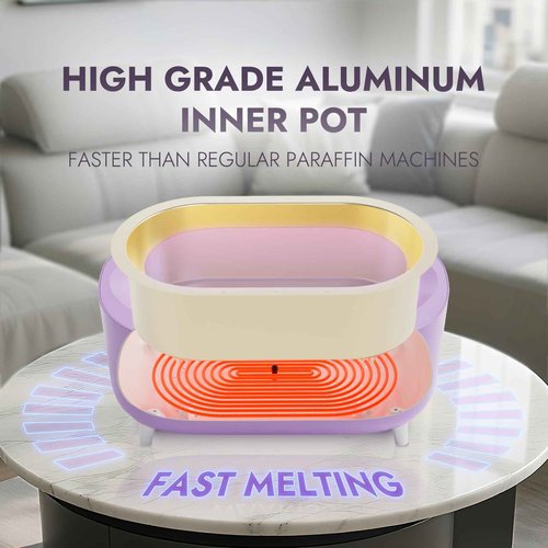 Waxkiss Intelligent Paraffin Wax Machine for Hands & Feet,Paraffin Wax Warmer for Professional Spa (B)