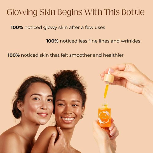 Rose & Saffron Face Oil - Hydrating and Brightening Facial Oil for Radiant, Even-Looking Skin - Lightweight Moisture and Soothing Care for Soft, Smooth Skin - with Argan, Almond, Marula & Baobab Oils