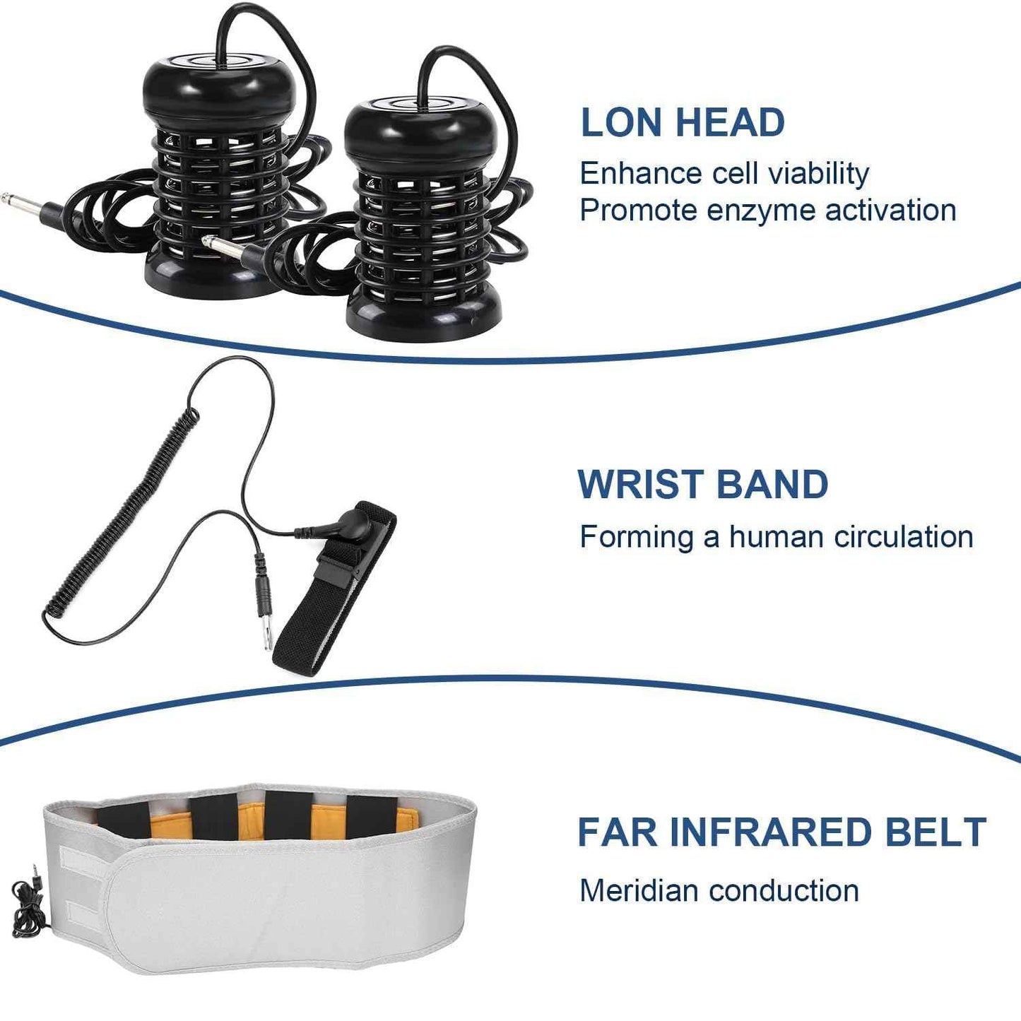 Ionic Foot Bath Detox Machine, Foot SPA Detox Cleanse Machine with 2 Arrays, Far Infrared Waistbelt, 80pcs Liners