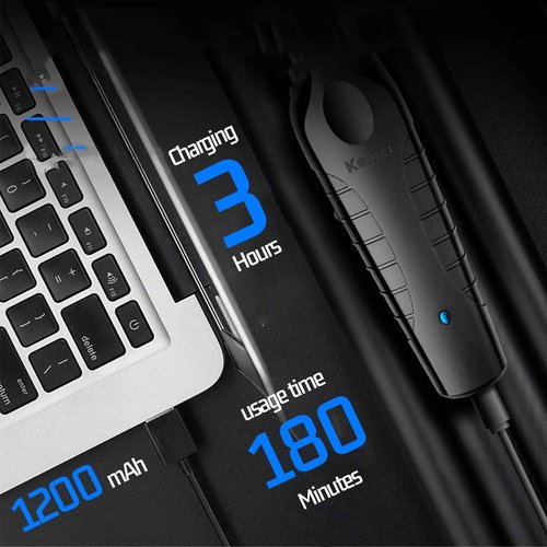 KEMEI Professional Hair Clipper, Hair Trimmer, Beard Shaver Set for Men, Electric Cordless Barber Clipper Beard Trimmer, Rechargeable Fade Clipper Haircutting Kit, KM-2299, KM-2296, KM-1102