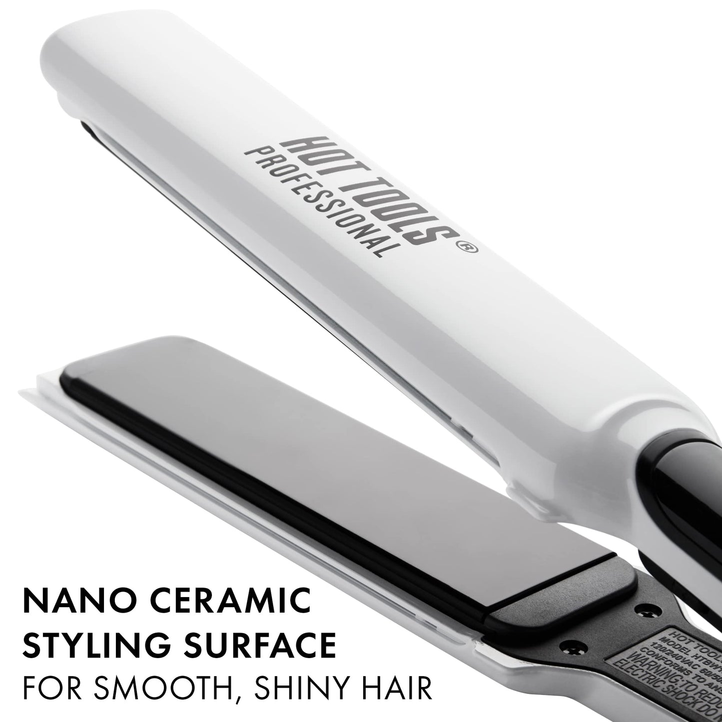 Hot Tools Pro Artist Nano Ceramic Hair Straightener | For Smooth, Straight Hair (1-1/2 in)