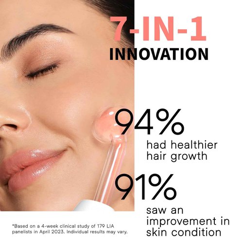OxyGlow 2 Cordless High Frequency Facial Machine, ProFacialWand Clinical Skin Therapy Wand - Xenon Gas