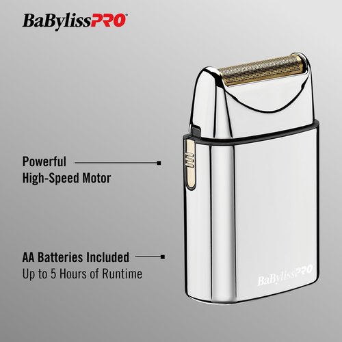 BaBylissPRO Barberology Foil Shaver FXFS1 SILVERFX Professional High-Torque Shaver