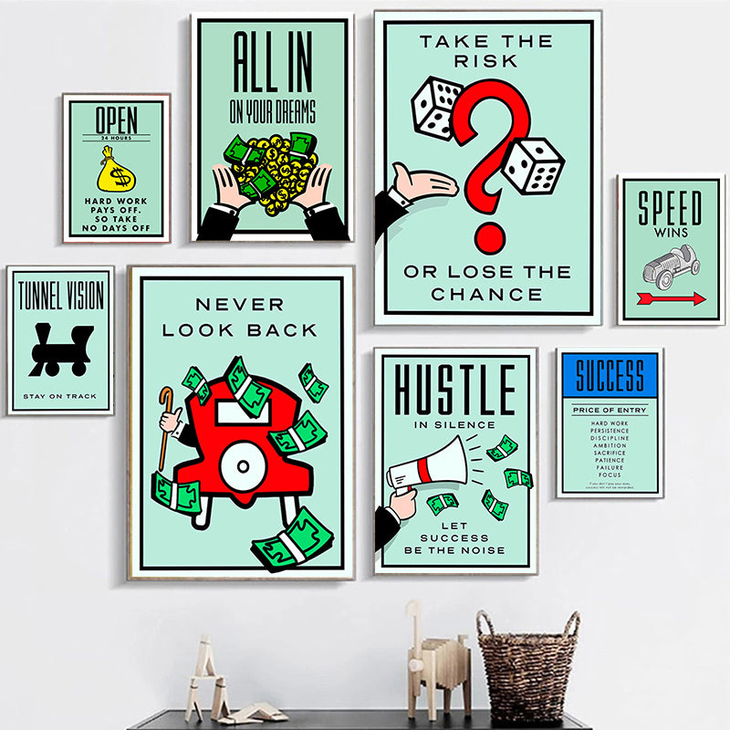 Decorative Canvas Art Painting for Living Room - Multiple Styles & Sizes