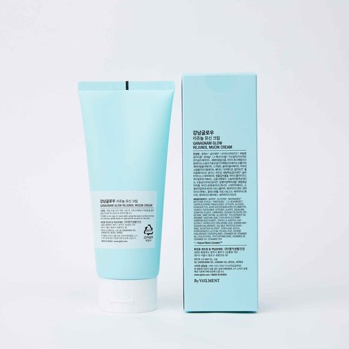 GANGNAM GLOW Rejunol Mucin PDRN Facial Cream 6.76 floz - 91.5% Snail Mucin Moisturizer with Hyaluronic Acid & Panthenol I Korean Skin Care I Face Moisturizer for Women | Salmon DNA