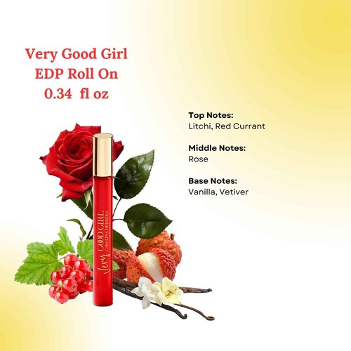 Carolina Herrera Good Girl Perfume For Women Mini EDP Rollerball Gift Set – 3 x 0.34 Ounce