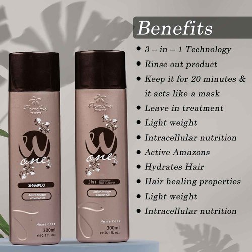 FLORACTIVE PROFISSIONAL Wone Shampoo And Conditioner Combo Pack (300Ml), Brown
