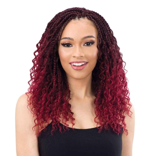 FreeTress Crochet Braids Boho Hippie Braid 12" (5-PACK, 1B)