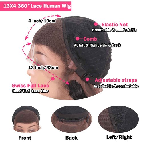 ManeMajesty 18 Inch Honey Blonde Kinky Curly Lace Front Wigs Human Hair 180% Density Afro Curly Wigs 13x4 360°Full Lace Lace Frontal Wig Pre Plucked 12A Brazilian Glueless Wig for Black Women #27