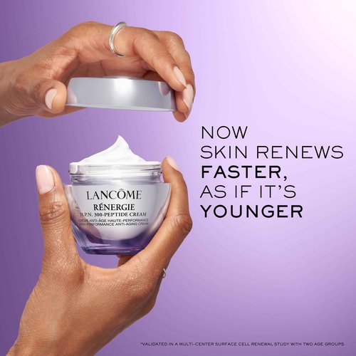 Lancôme Rénergie H.P.N 300-Peptide Face Cream - With Hyaluronic Acid & Niacinamide - Helps Visibly Reduce Lower Face Sagging, Wrinkles, & Dark Spots, 1 Oz.