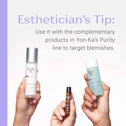 Yonka Specifics Emulsion Pure Purifiante & Regenerante, Purifying and Regenerating Emulsion (1.7 Ounce / 50 Milliliter) - Face Treatment for Acne-Prone Skin Types