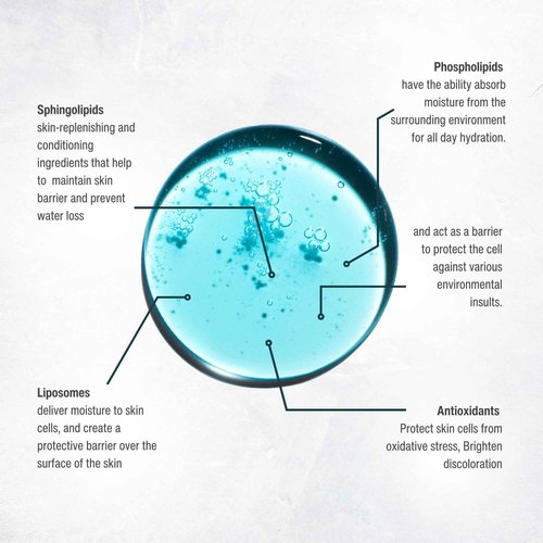 Wilma Schumann Oxygen Moisturizing Serum for Face, Hydrating Facial Serum, 1 oz