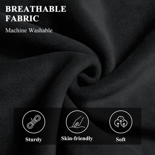 Curvy Massage Bed Topper - High Density Foam Lash Bed Topper with Soft Touch Short Plush and Ergonomic Design, Non-Slip Esthetician Massage Table Mattress Pad for Beauty Salon, 70x28 Inch, Black