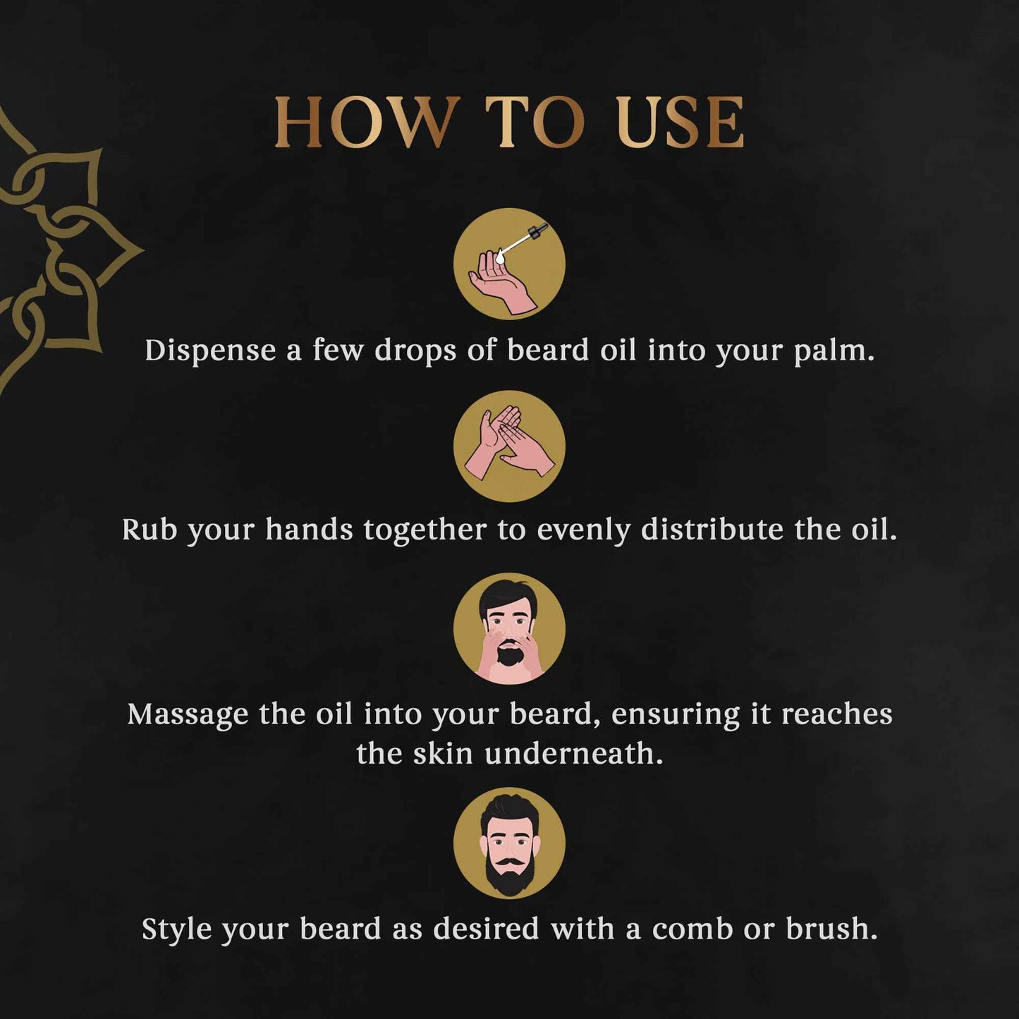 H HABIBI Beard Oil Collection – 4 Pack, 2.0 Fl. Oz Each, Naturally Derived Beard Growth Oil for Men, Beard Care Essentials – Nourishes, Softens & Promotes Healthy Beard Growth