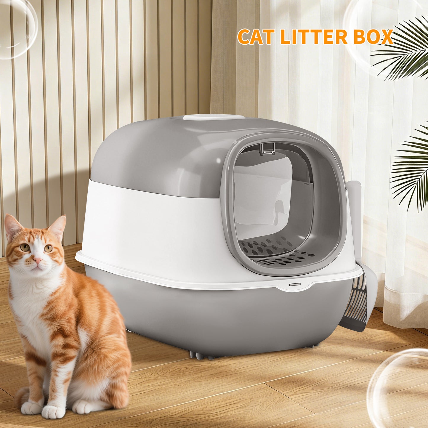Self Pickup Cat Litter Box - Multiple Colors, Pet Furniture Tool