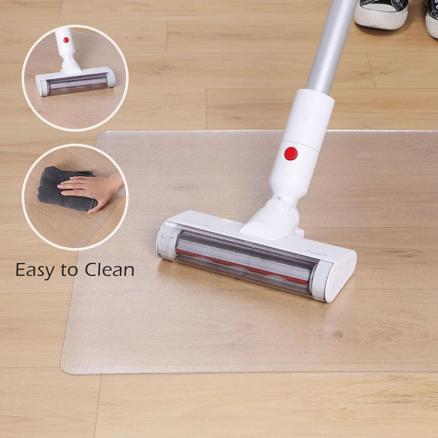 Waterproof Anti-Slip Frosted PVC Floor Mat for Bathroom