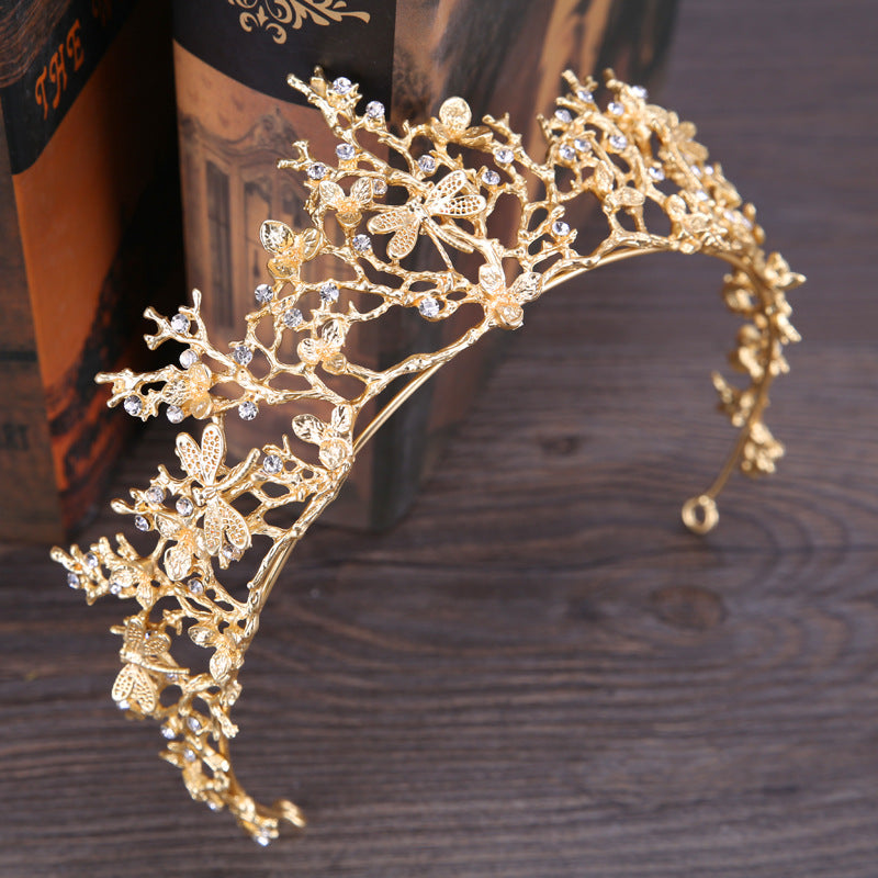 Bridal Crown Headband - Alloy Hair Accessory