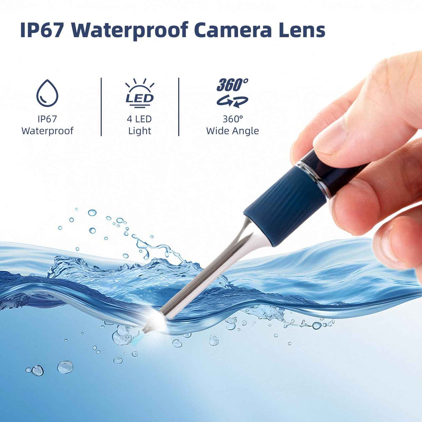 MARSDREAMS Ear Wax Removal Tool with Tweezers, Ear Cleaner with FHD Camera, Cleaning Earwax Remover Picker Kit with Light 12 Replacement Ear Picks