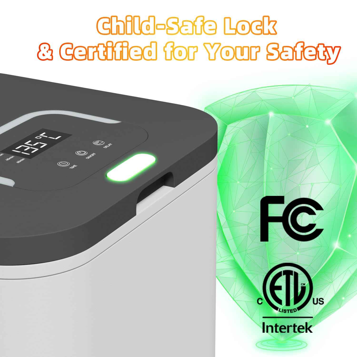 Large Towel Warmer Bucket with Rapid Heating & Timer, Fits 2 x 40"x70" Towels, One-Touch Control, LCD Display, Child Lock, Aromatherapy Box – Fireproof, ETL & FCC Certified for Bathroom, Spa, Home Use