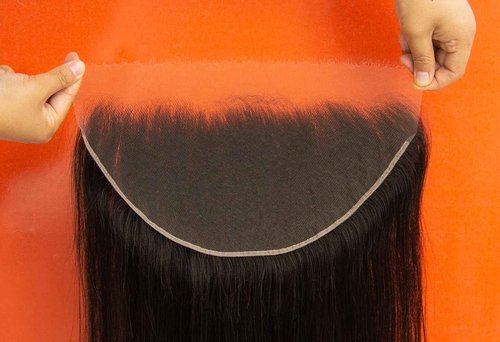 Topnormantic 13x6 HD Lace Frontal, 0.11mm Ultra-Thin Skinlike Invisible Swiss Real HD Lace Frontal Closure Pre Plucked with Baby Hair Brazilian Virgin Human Hair Ear to Ear 13x6 Lace Frontal 12 Inch