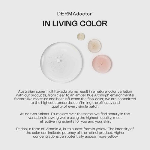 DERMAdoctor Retinol Cream for Face - Stabilized Vitamin C, Vitamin E, Ferulic Acid Anti Aging Face Cream 1% Retinol Facial Moisturizer Night-Cream for Dullness, Discoloration, Fine Lines, & Wrinkles